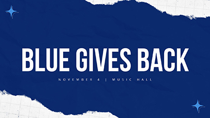 Blue Gives Back